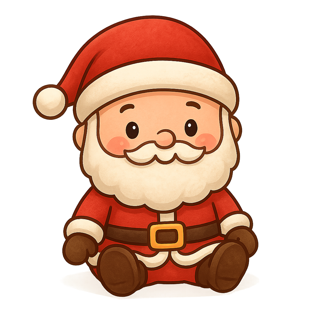 Santa sentado