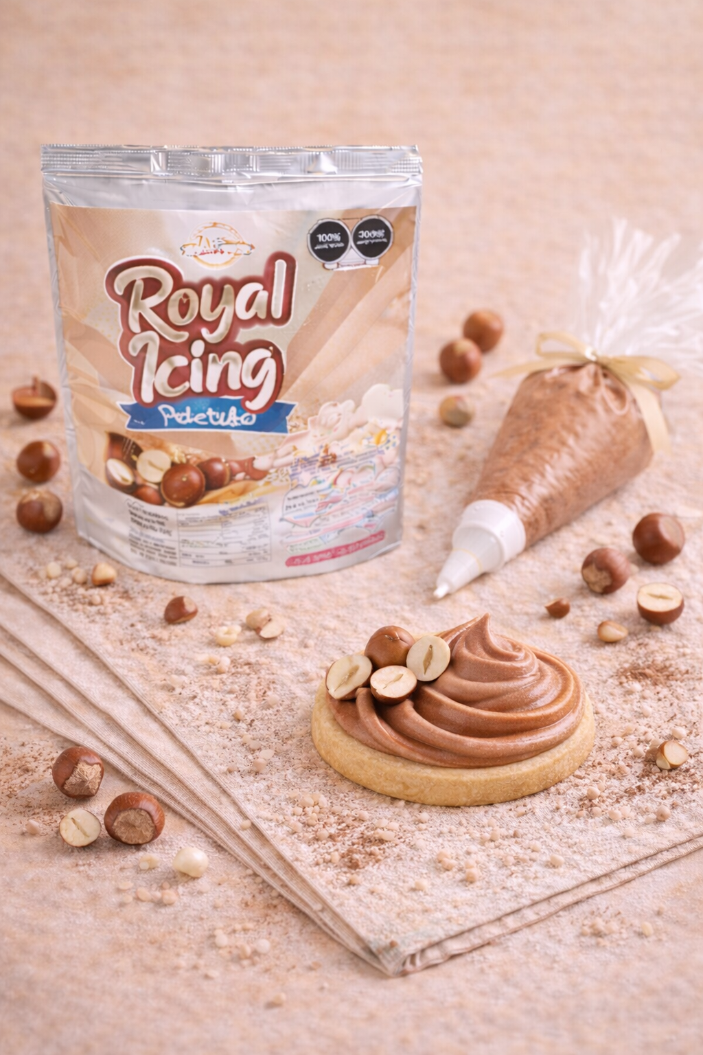 🍫Royal Icing- crema de avellanas