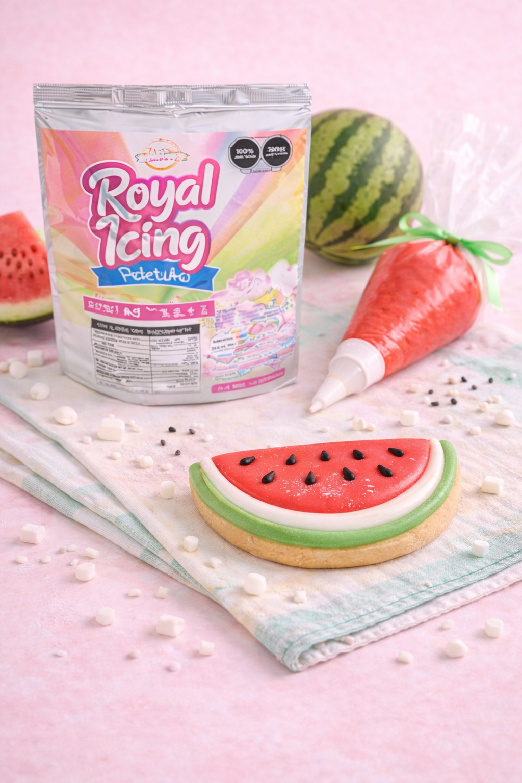 🍉Royal Icing- sandía