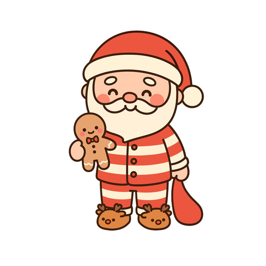 Santa en pijama