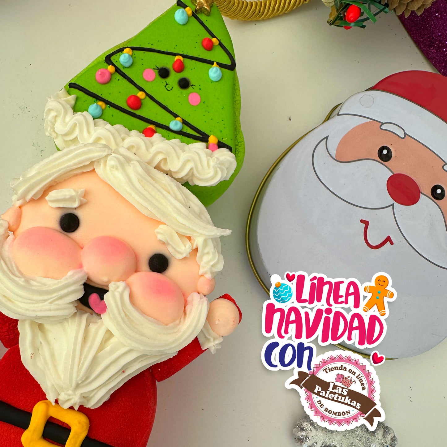 Royal icing Navidad