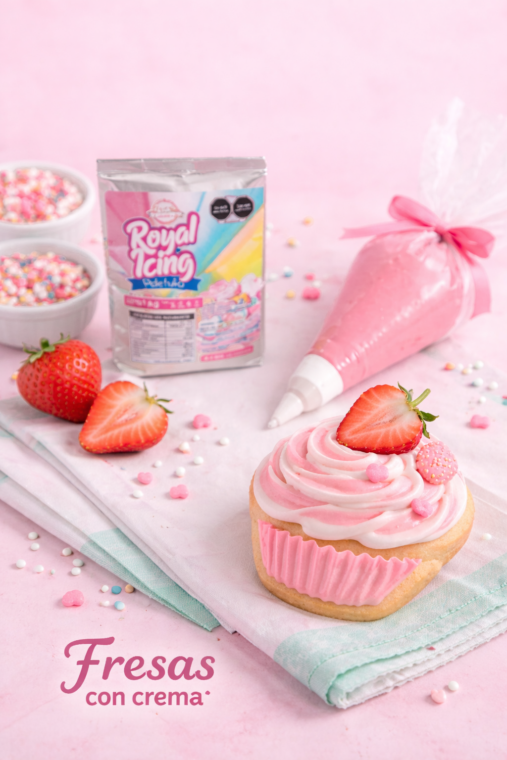 🍓 Royal Icing Paletuko – Fresa