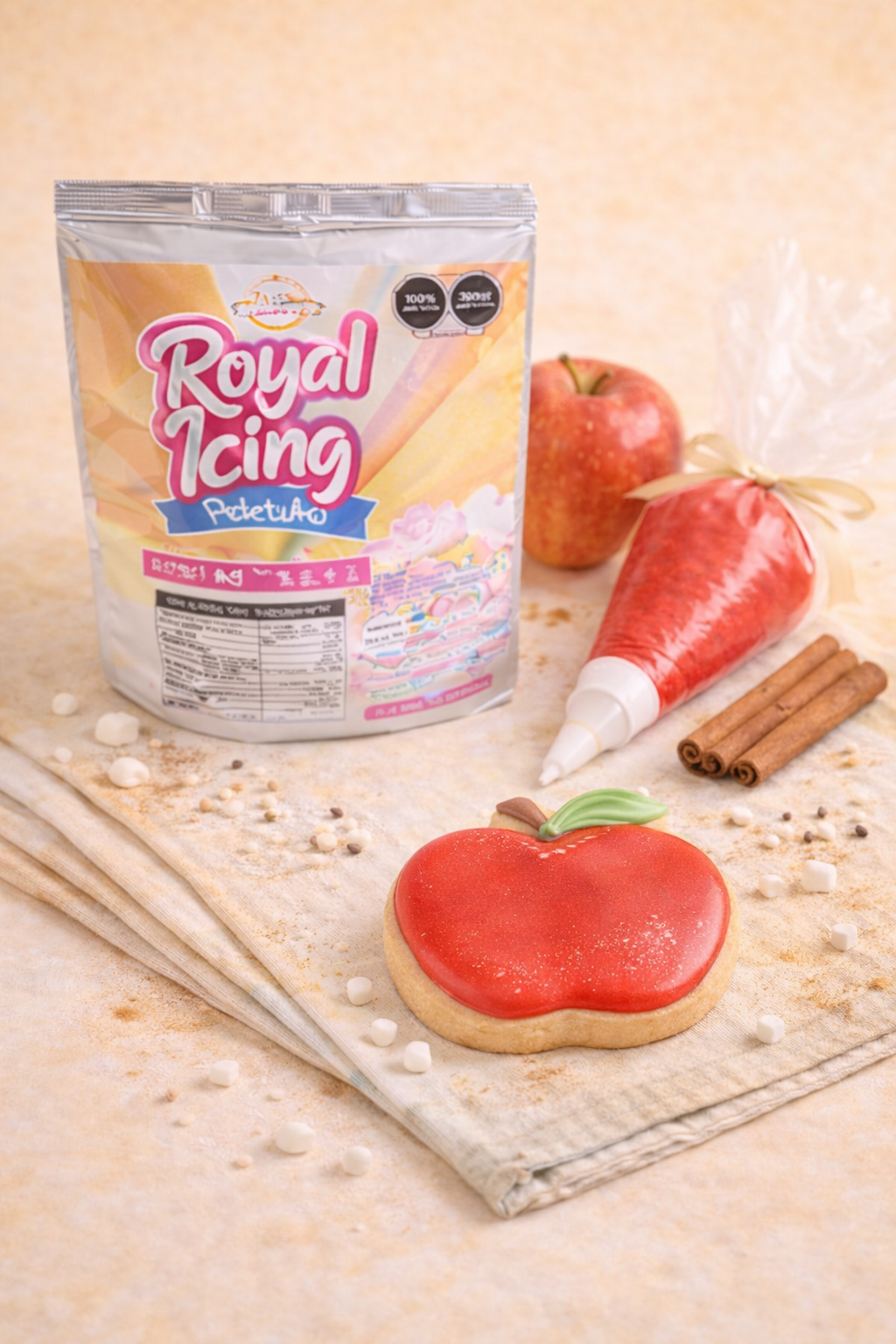 🍎Royal Icing- manzana canela