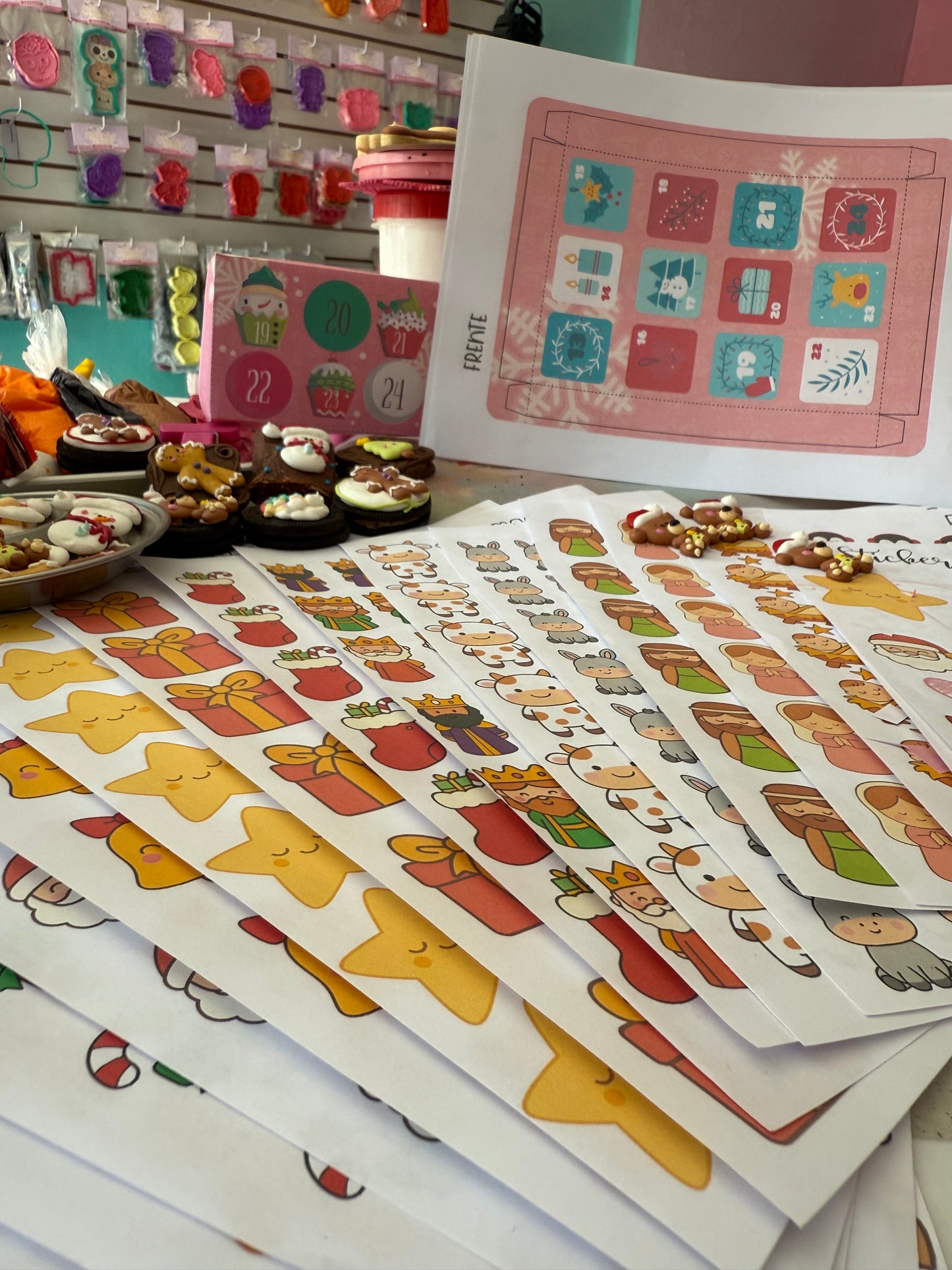 🎄✨ Paquete Navideño de Stickers Paletuko 🍪