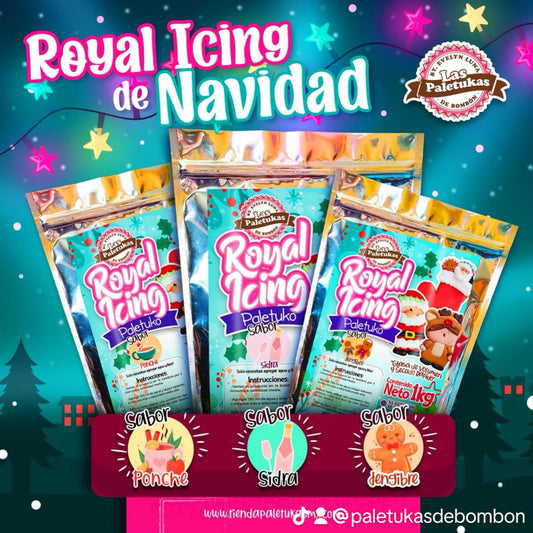Royal icing Navidad