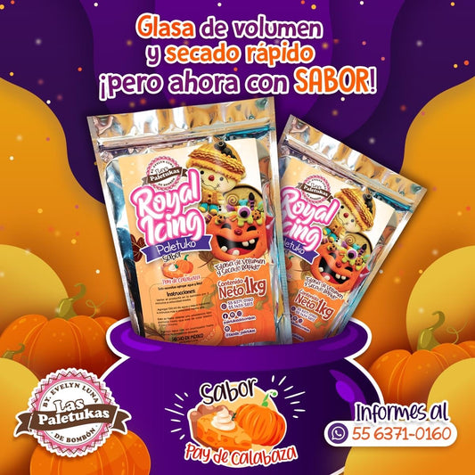 Royal icing de temporada Pay de calabaza 🎃